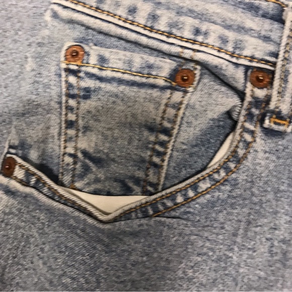 Vintage RED TAG LEVI Jeans Distressed wash Vintage LEVI flare Jeans size 10 - Picture 6 of 9